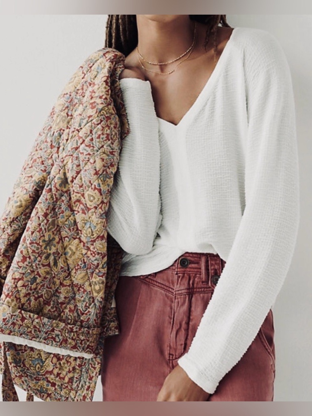 Anthropologie Rosana Top in Ivory size XS